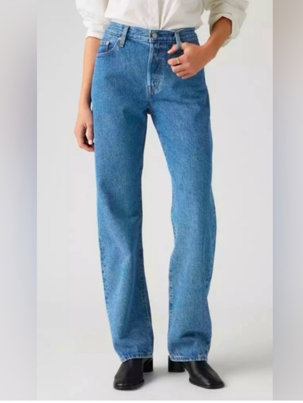 Levi's Women's 501 90's Straight Leg Blue Jeans size 29